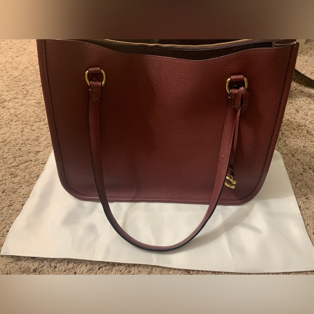 Coach Tyler Carryall in color Wine